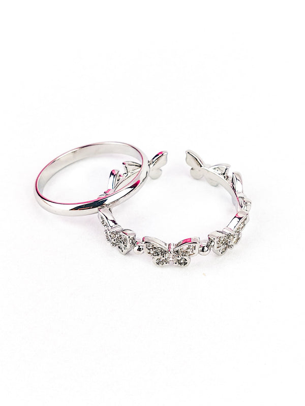 BUTTERFLY rings Set of 2 pcs.