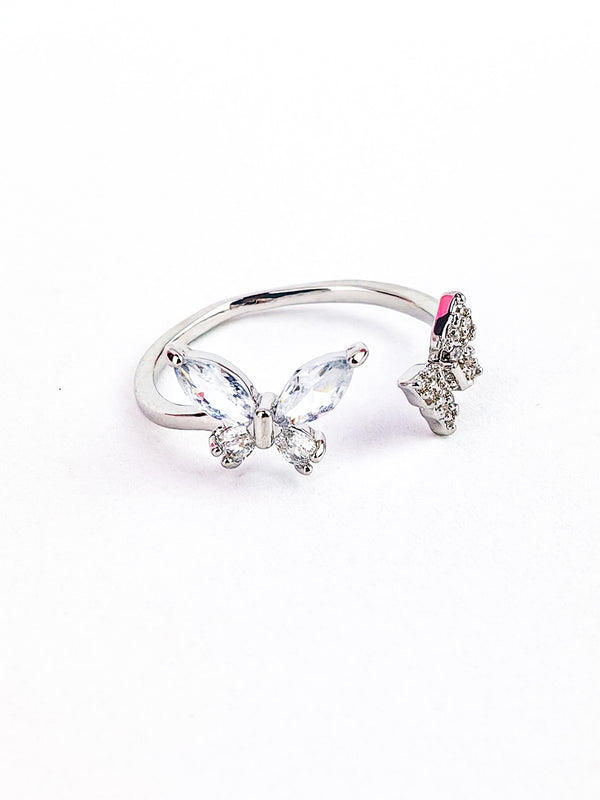 BUTTERFLY DOUBLE ring Adjustable