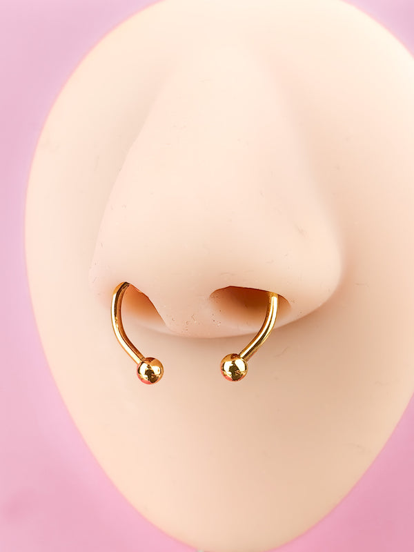 Fake Septum Piercing Magnetischer Nasenring