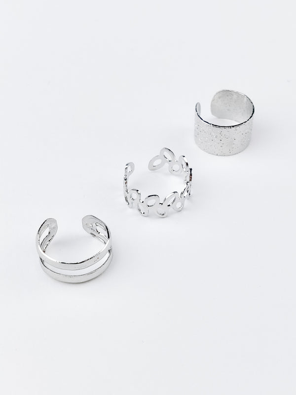 Fake Piercing Kolczyki do Ucha Nausznice Zestaw 3 szt.