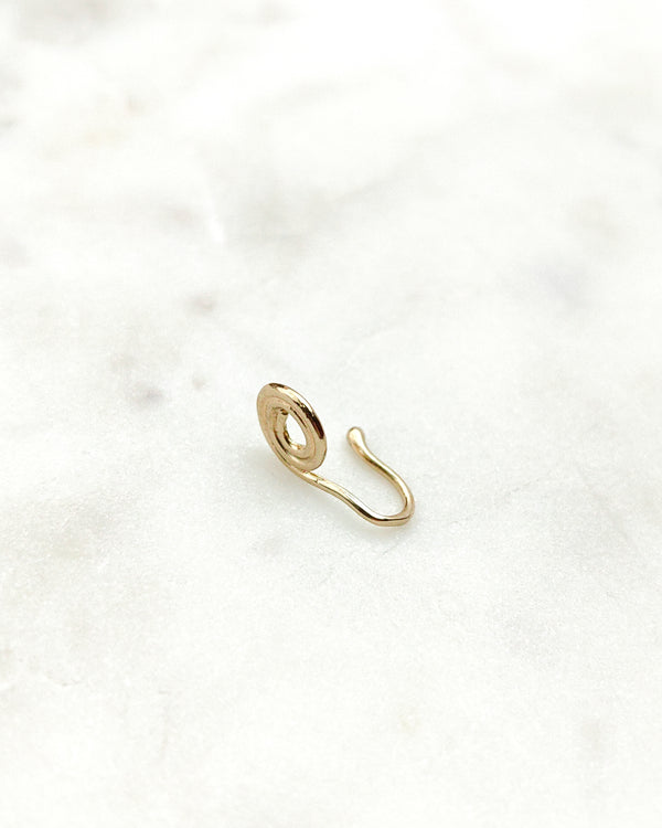 Fake Nostril Piercing Nose Ring Spiral