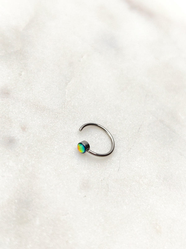 Nostril Nose Piercing Ring Eyelet