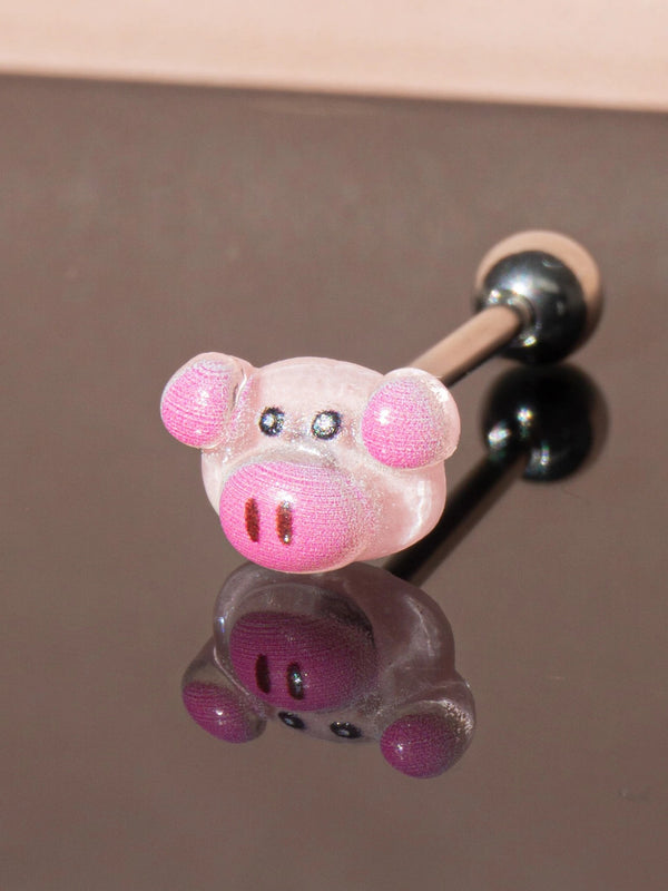 Piercing Kolczyk do Języka Świnka